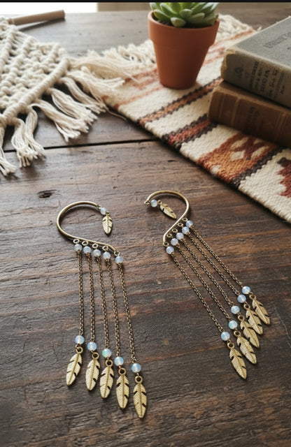 Angel Feather Ear Cuffs