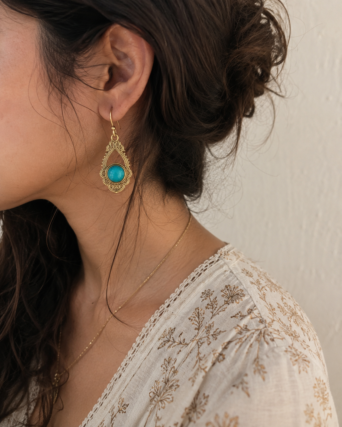 Turquoise Drops Earrings