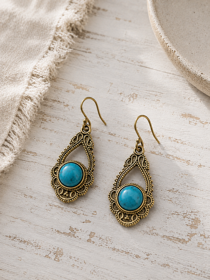Turquoise Drops Earrings