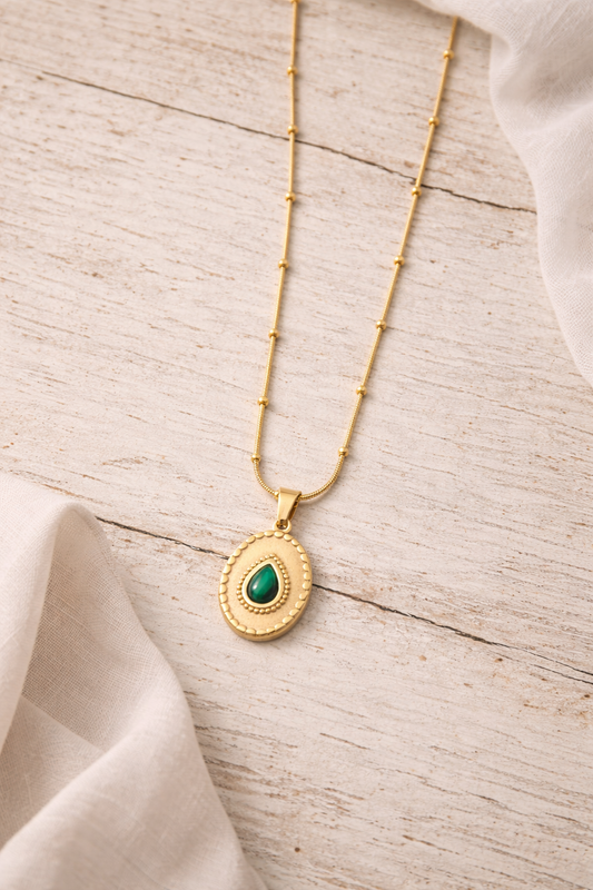Verdant Malachite Pendant