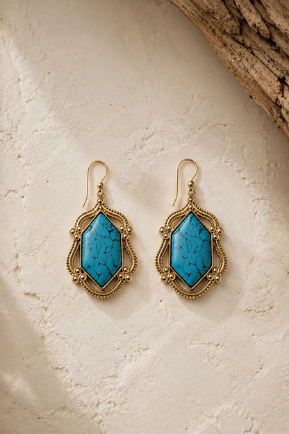 Aaranya Turquoise  Drops