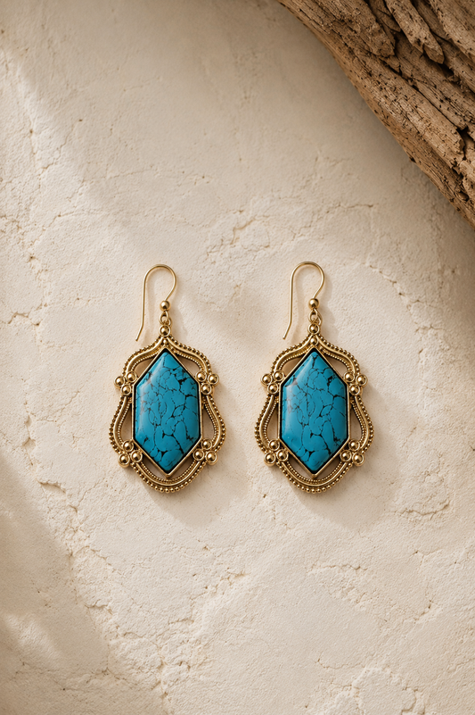 Aaranya Turquoise  Drops