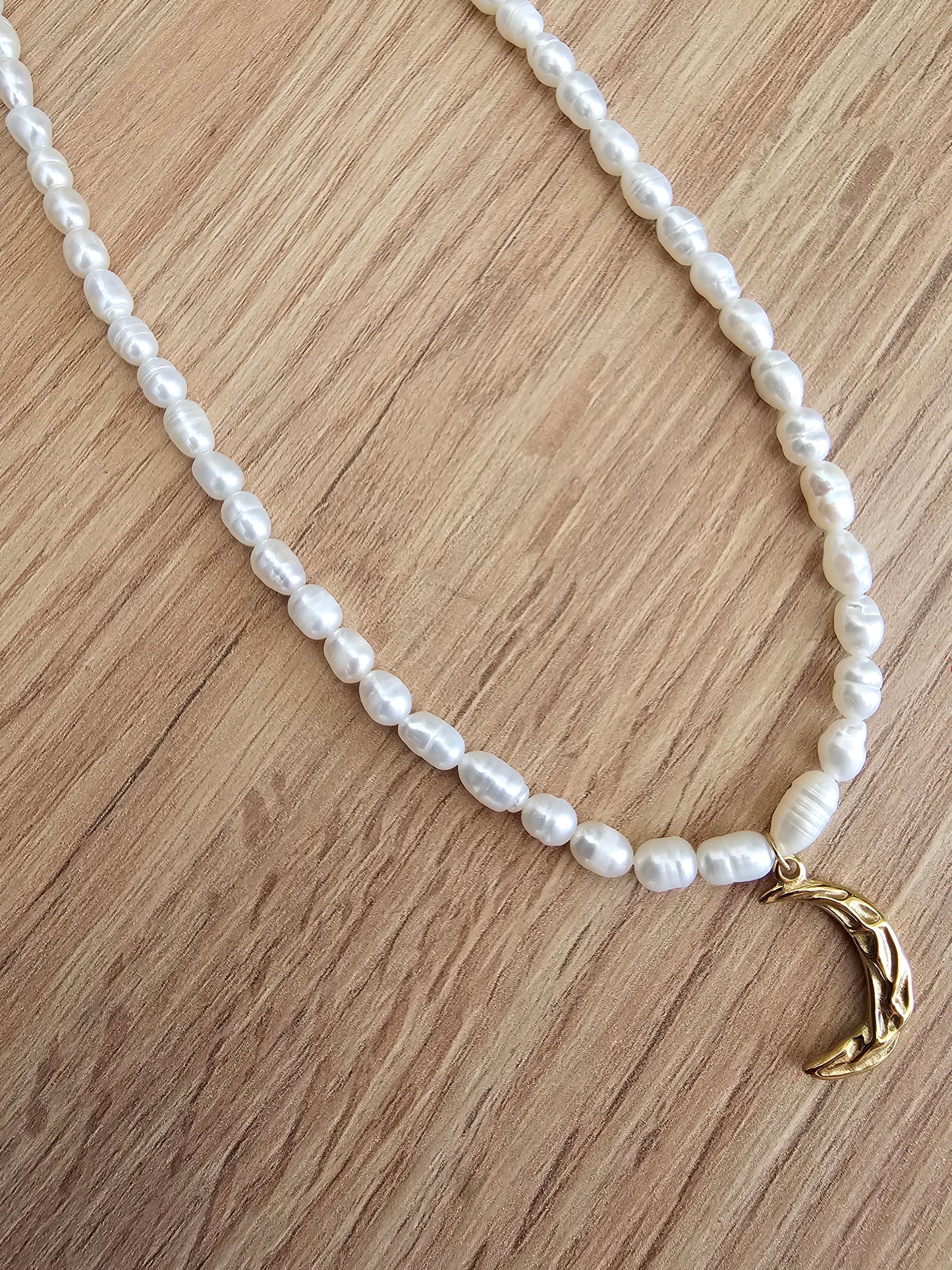 Moonlit Freshwater Pearl Necklace