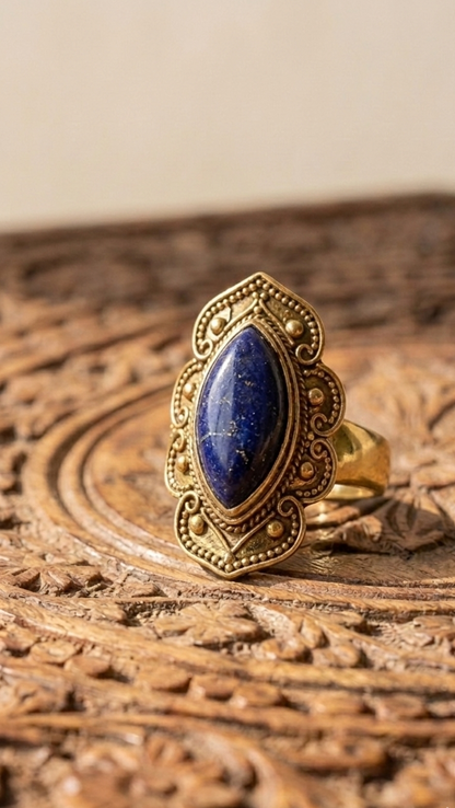 Vintage Aria Lapis Lazuli Ring