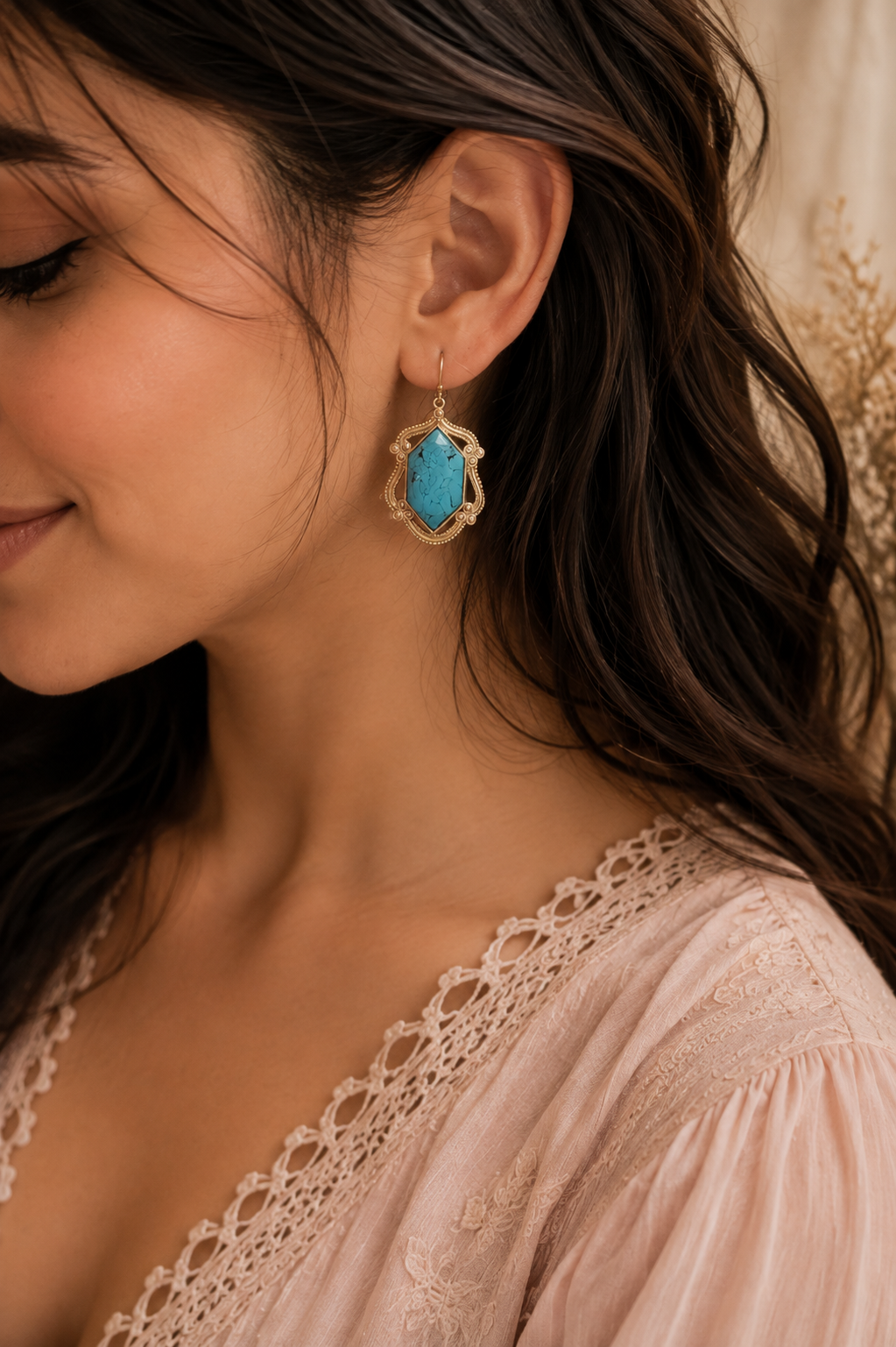 Aaranya Turquoise  Drops