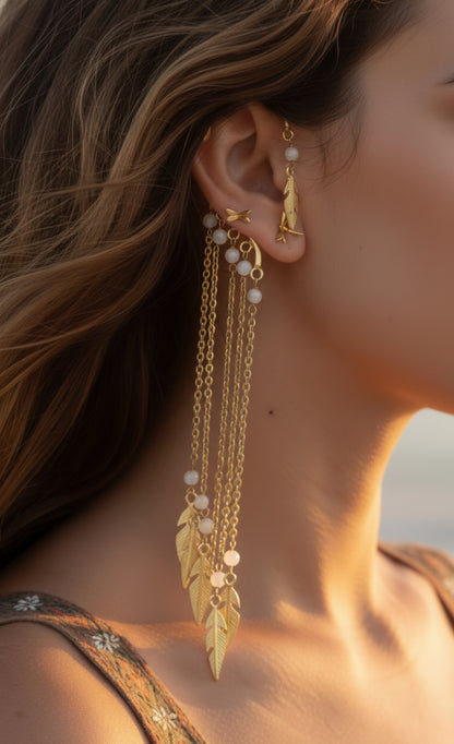 Angel Feather Ear Cuffs