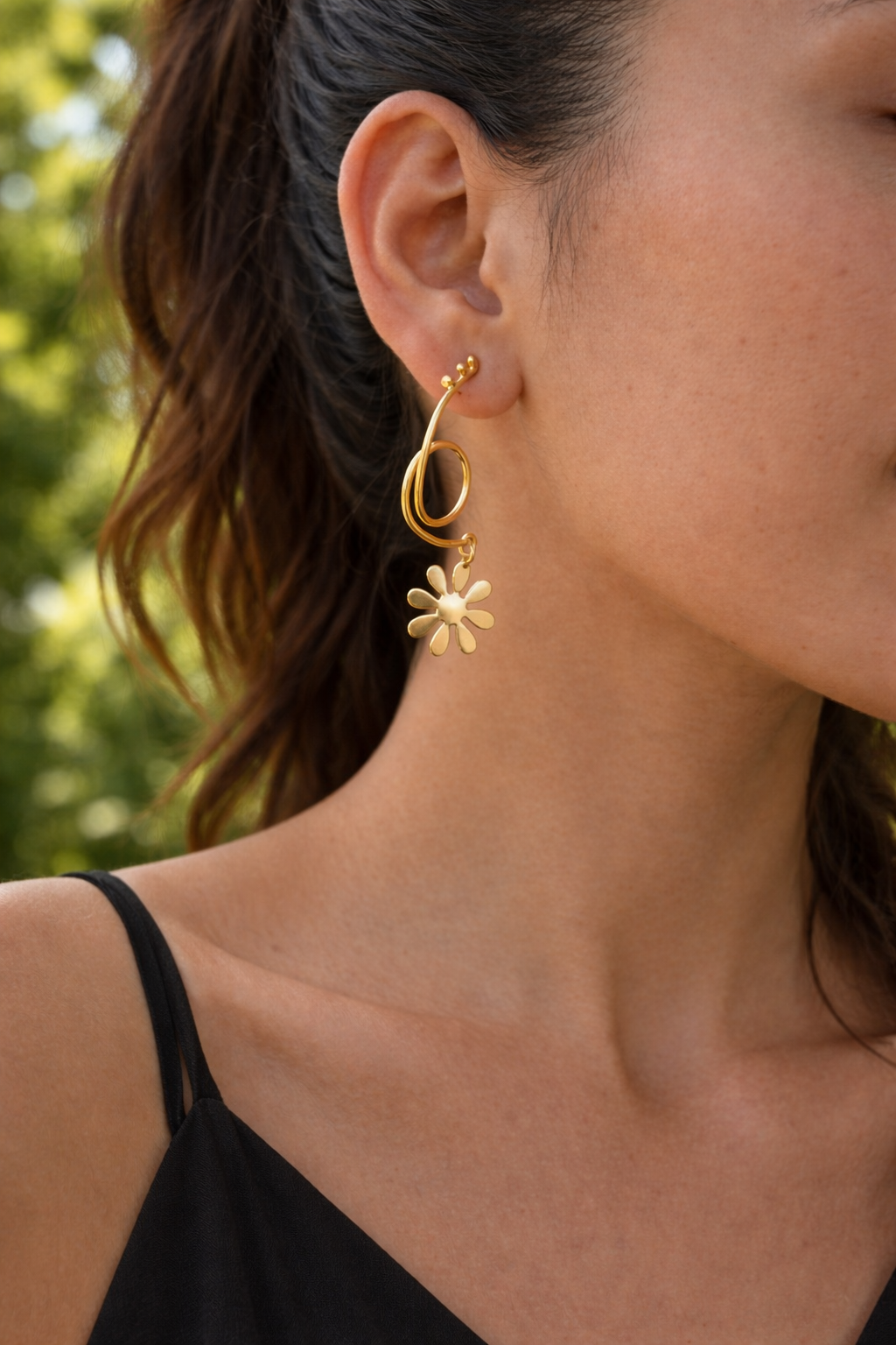 Whirl Flower Earrings