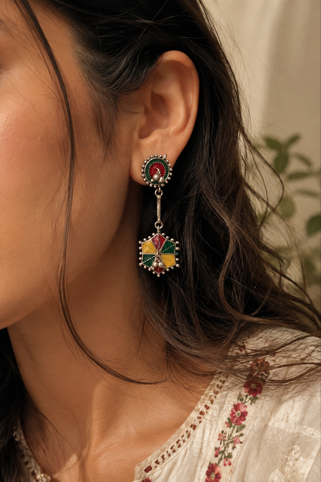 Rangoli Enamel Drops