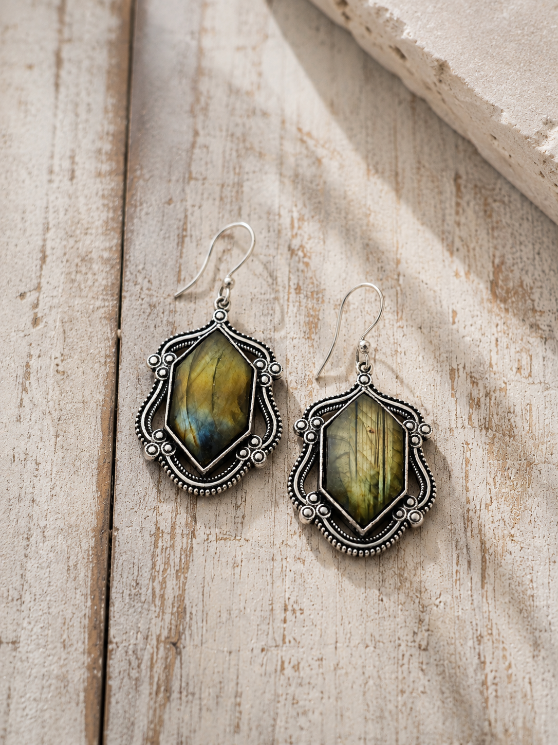 Saanjh Labradorite Drops