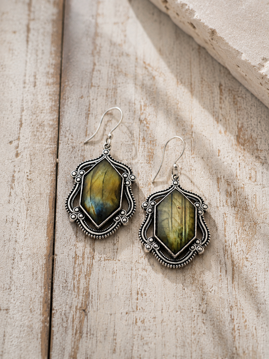 Saanjh Labradorite Drops